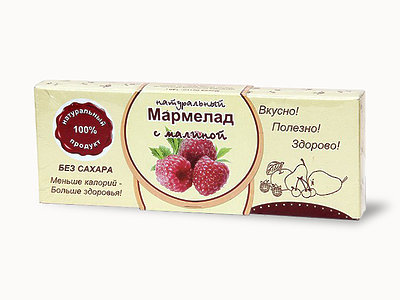  Мармелад натуральный "Малина" 140г в Чапаевске